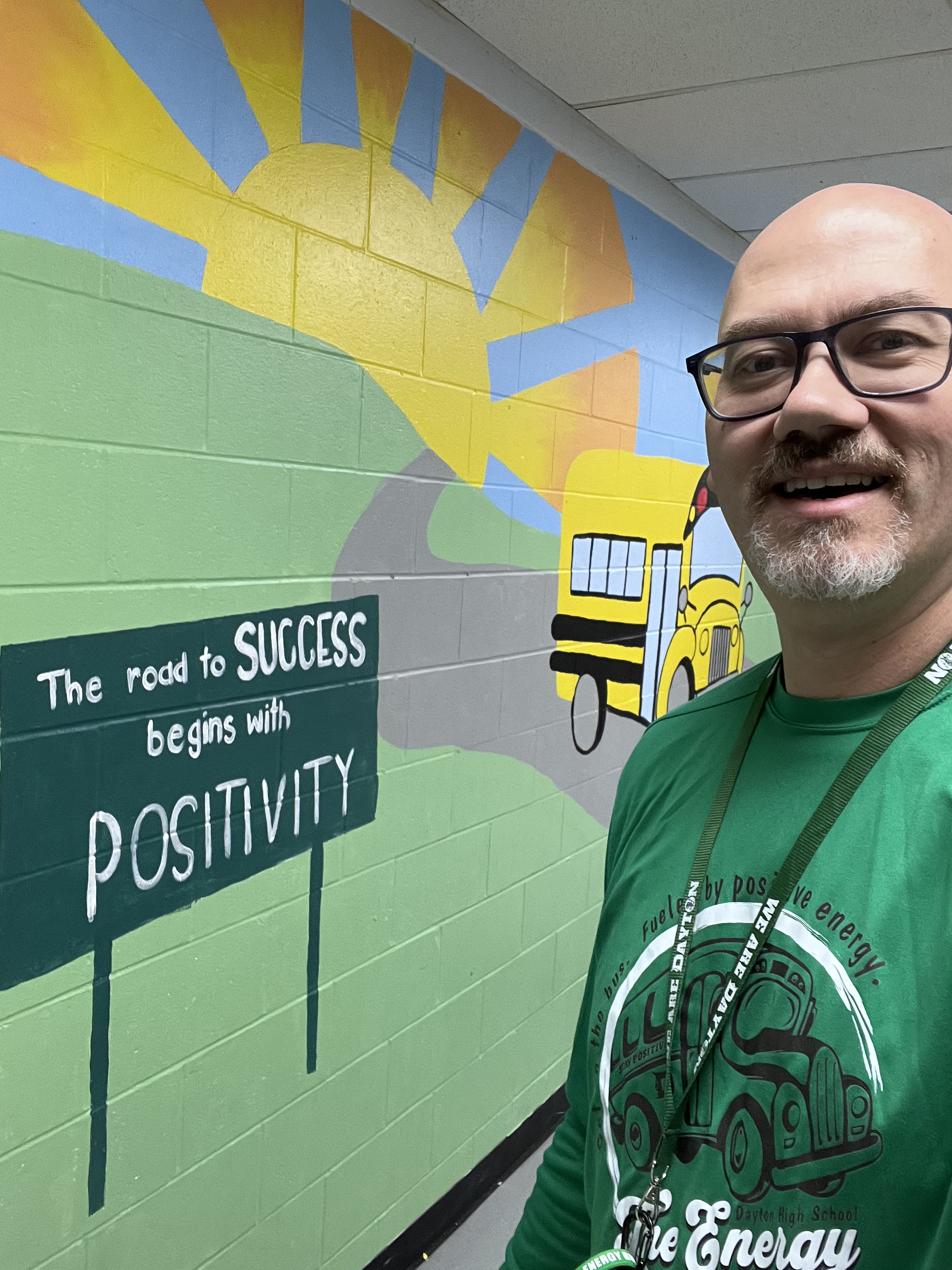 Tom Ratterman mural and event display