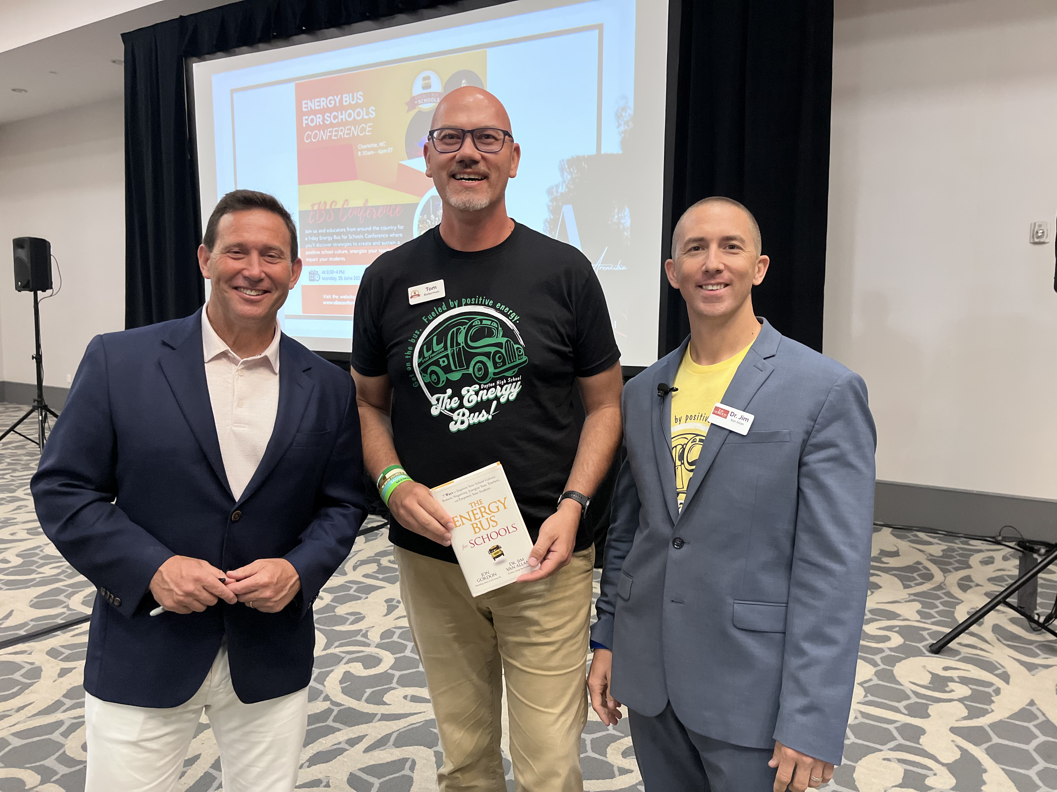 Tom Ratterman with John Gordan